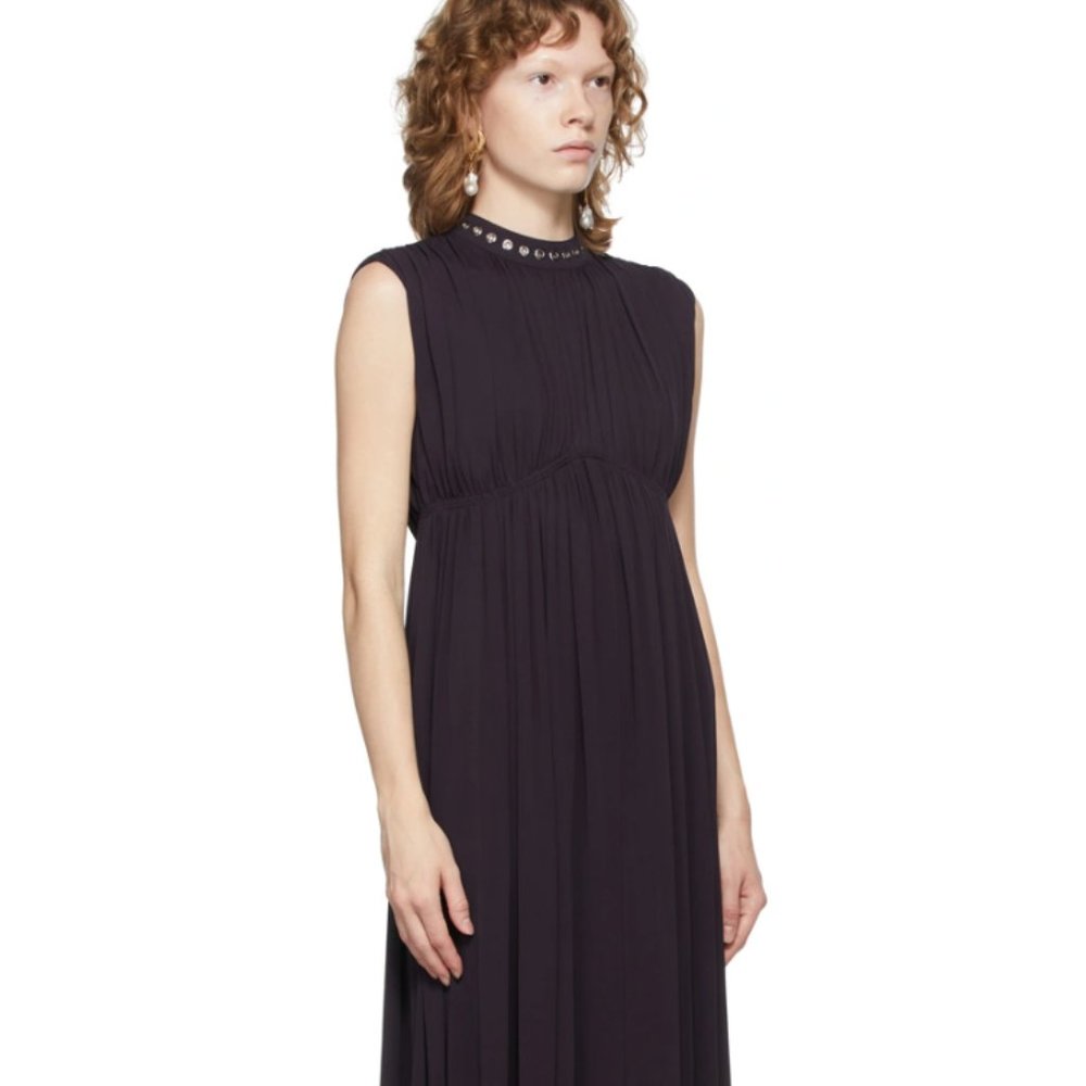 CHLOÉ Black Fluid Jersey Dress